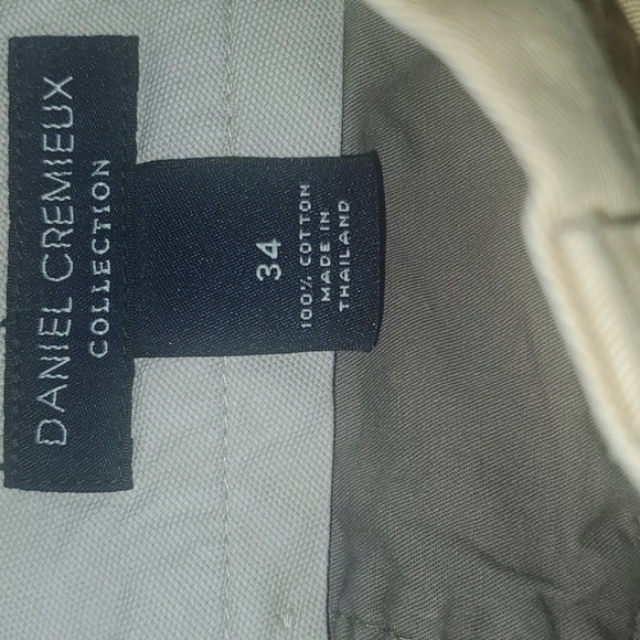 Daniel CREMIEUX COLLECTION Shorts mens Size 34 Tan Pleated Shorts - Picture 6 of 7